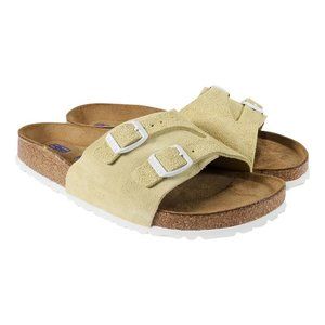 BIRKENSTOCK Vaduz Soft Footbed Suede Leather Sandal. Size: 7, 38